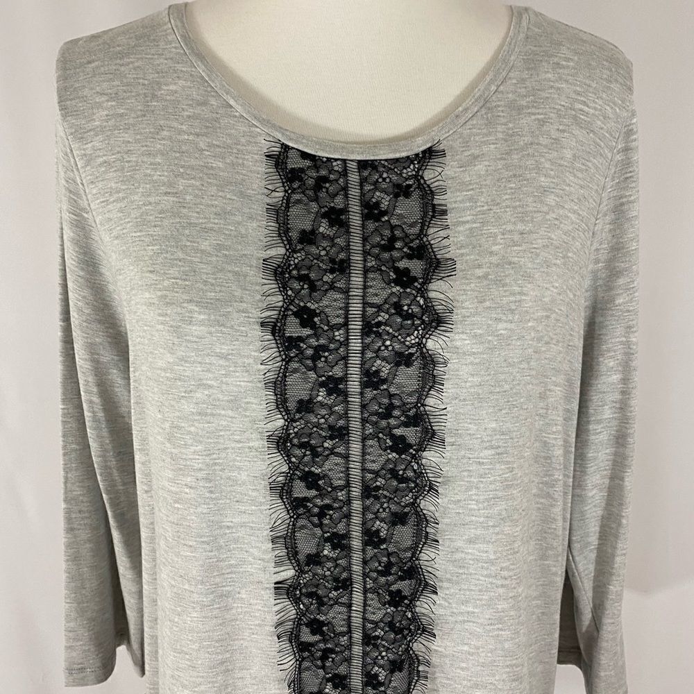 NWT Talbots Lace Border Top - Picture 3 of 8